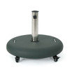 Wheelie - Round Umbrella Base With Stainless Steel Holder Wheelie - Round Umbrella Base With Stainless Steel Holder