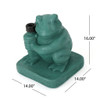 Whimsical - Frog Neptune Umbrella Base Concrete Whimsical - Frog Neptune Umbrella Base Concrete
