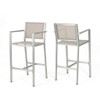 Outdoor Rust Proof Aluminum Barstools (Set of 2)