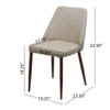 Modern Dining Chair With Iron Legs And Wood Finish Modern Dining Chair With Iron Legs And Wood Finish