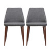 Modern Dining Chair With Iron Legs And Wood Finish Modern Dining Chair With Iron Legs And Wood Finish
