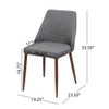 Modern Dining Chair With Iron Legs And Wood Finish Modern Dining Chair With Iron Legs And Wood Finish