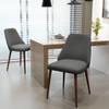 Modern Dining Chair With Iron Legs And Wood Finish Modern Dining Chair With Iron Legs And Wood Finish