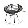 Cordella - Outdoor Woven Wicker Chairs With Cushions, (Set of 2) Cordella - Outdoor Woven Wicker Chairs With Cushions, (Set of 2)