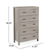 Titeca - Contemporary 5 Drawer Dresser