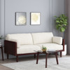 Mid - Century 3 Seater Sofa With Pillow Cushions Mid - Century 3 Seater Sofa With Pillow Cushions