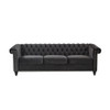 Chesterfield Style 3 Seater Sofa With Deep Button Tufting