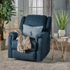 Contemporary Glider Recliner With Swivel Function