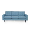 Jenny - Contemporary Tufted Fabric 3 Seater Sofa
