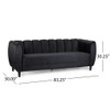 Miranda - Modern Glam Velvet 3 Seater Sofa Miranda - Modern Glam Velvet 3 Seater Sofa