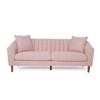 Contemporary 3 Seater Sofa With Plush Accents Contemporary 3 Seater Sofa With Plush Accents