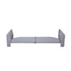 Contemporary 3 Seater Sofa With Plush Accents Contemporary 3 Seater Sofa With Plush Accents