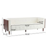 Contemporary 3 Seater Sofa With Tufted Design Contemporary 3 Seater Sofa With Tufted Design