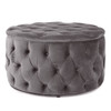 Modern Glam Ottoman Velvet