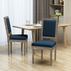 Traditional Style Dining Chair Set With Fabric Upholstery Traditional Style Dining Chair Set With Fabric Upholstery