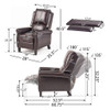 Memphis - Standard Recliner Club Chair - Burgundy Memphis - Standard Recliner Club Chair - Burgundy