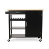 Contemporary Design Kitchen Cart With Wheels