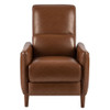 Upholstered Push Recliner Chair With Rubber Wood Legs For Living Room Upholstered Push Recliner Chair With Rubber Wood Legs For Living Room