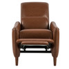 Upholstered Push Recliner Chair With Rubber Wood Legs For Living Room Upholstered Push Recliner Chair With Rubber Wood Legs For Living Room