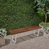 Intrinsic - Outdoor Dining Bench With Slat Top