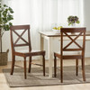 Dining Chair With X Shaped Back (Set of 2) Dining Chair With X Shaped Back (Set of 2)