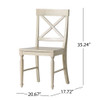 Dining Chair With X Shaped Back (Set of 2) Dining Chair With X Shaped Back (Set of 2)