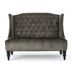 Nurturing - Upholstered Loveseat With Wing Back And Diamond Tufting Nurturing - Upholstered Loveseat With Wing Back And Diamond Tufting