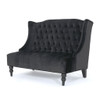 Nurturing - Upholstered Loveseat With Wing Back And Diamond Tufting Nurturing - Upholstered Loveseat With Wing Back And Diamond Tufting
