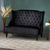 Nurturing - Upholstered Loveseat With Wing Back And Diamond Tufting Nurturing - Upholstered Loveseat With Wing Back And Diamond Tufting