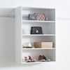 Devi - Wall Mounted Wood Closet System With Modular Design And Ample Storage Devi - Wall Mounted Wood Closet System With Modular Design And Ample Storage