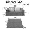 3 Seat Folding Floor Couch & King Size Bed Mattress 3 Seat Folding Floor Couch & King Size Bed Mattress