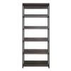 Monica - Wood And Metal Walk In Closet With 5 Shelves Construction - Gray