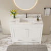 43" Bathroom Vanity, Multi Functional Cabinet - White 43" Bathroom Vanity, Multi Functional Cabinet - White