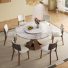 Dining Table Set With Wooden Base