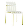 4 Piece Set Of Modern Color Block Designed Single Chairs