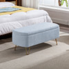 Storage Ottoman Bench For End Of Bed Gold Legs, Modern Camel Faux Fur Entryway Bench Upholstered Padded With Storage For Living Room Bedroom Storage Ottoman Bench For End Of Bed Gold Legs, Modern Camel Faux Fur Entryway Bench Upholstered Padded With Storage For Living Room Bedroom