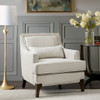 Refined - Arm Chair - Cream / Dark Brown Refined - Arm Chair - Cream / Dark Brown