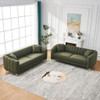 Oversized Sofa, Deep Tufted Couch