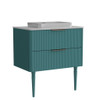 Elena - Modern Bathroom Vanity With Sink With Ample Storage, 2 Soft Close Drawers