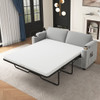 Corduroy Sleeper Sofa Loveseat Sofa With Full Size Mattress, 2 USB Ports, 2 Cup Holders, 2 Side Pockets And Phone Holder Corduroy Sleeper Sofa Loveseat Sofa With Full Size Mattress, 2 USB Ports, 2 Cup Holders, 2 Side Pockets And Phone Holder