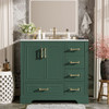 Traditional Bathroom Vanity With Soft Close Doors And Drawers Traditional Bathroom Vanity With Soft Close Doors And Drawers