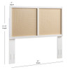 Barkley - Cane Headboard With Adjustable Height