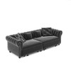 3 In 1 Convertible Sleeper Sofa Bed With Movable Ottoman 3 In 1 Convertible Sleeper Sofa Bed With Movable Ottoman