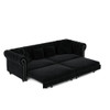 3 In 1 Convertible Sleeper Sofa Bed With Movable Ottoman 3 In 1 Convertible Sleeper Sofa Bed With Movable Ottoman