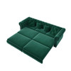 3 In 1 Convertible Sleeper Sofa Bed With Movable Ottoman 3 In 1 Convertible Sleeper Sofa Bed With Movable Ottoman