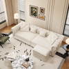 3 In 1 Convertible Sleeper Sofa Bed With Movable Ottoman 3 In 1 Convertible Sleeper Sofa Bed With Movable Ottoman