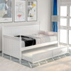 Twin Size Daybed & Twin Size Trundle - White Twin Size Daybed & Twin Size Trundle - White