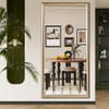 Elegant Full Body Floor Mirror With Artificial Wood Frame, Durable Design - Copper