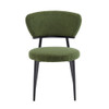 Upholstered Dining Chair (Set of 2) - Green Fabric Upholstered Dining Chair (Set of 2) - Green Fabric