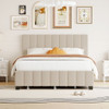 Platform UpholsteredBed With 2 Drawers And Twin Long Trundle Platform UpholsteredBed With 2 Drawers And Twin Long Trundle